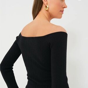 NEW with tags Off shoulder black top
